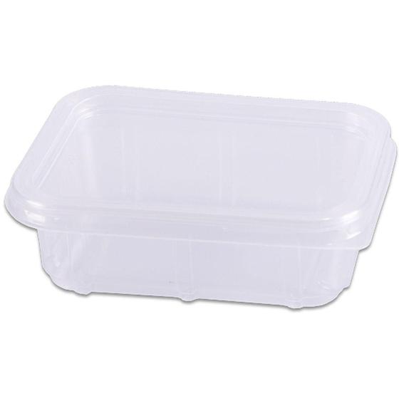 Imagem de Pote Descartável 150Ml Retangular Com Tampa