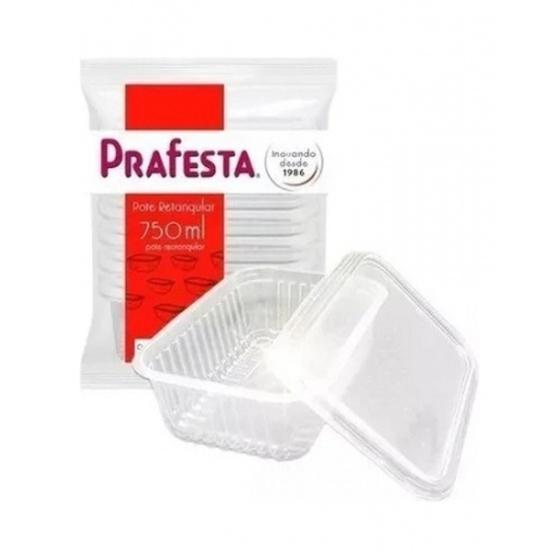 Imagem de Pote Descartável 750ml Freezer Microondas Marmita - 48 Un - prafesta