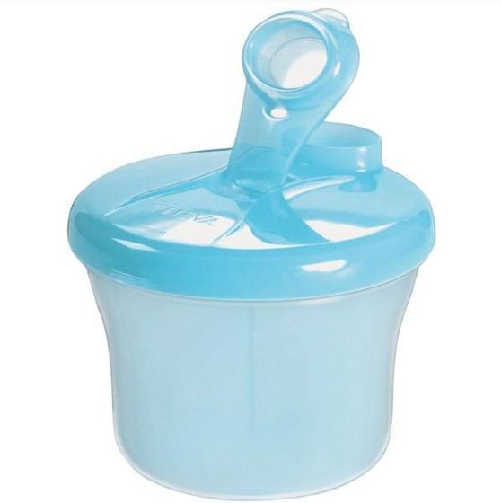 Imagem de Pote Dosador Leite Em Pó Com 3 Divisões Azul Avent