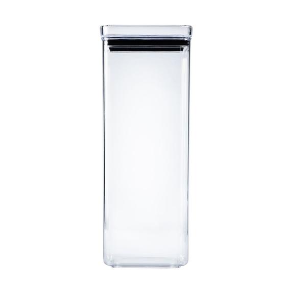 Imagem de Pote hermético 2,2l quadrado empilhável acrílico lumini paramount