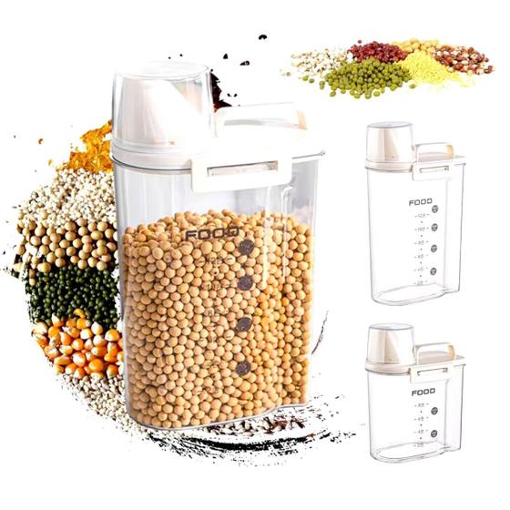 Imagem de Pote Hermético Acrílico 2500ml Com Bico
