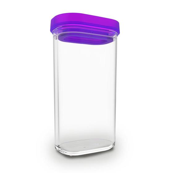 Imagem de Pote Hermético Acrílico Pote de Alimentos 500ml Roxo