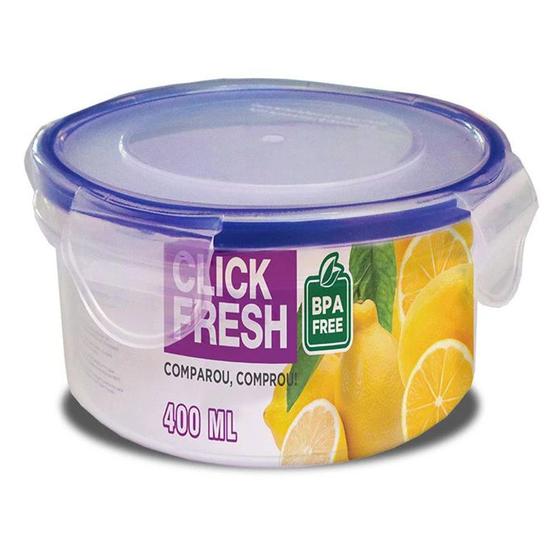 Imagem de Pote Hermetico Com Trava 400ML - Redondo