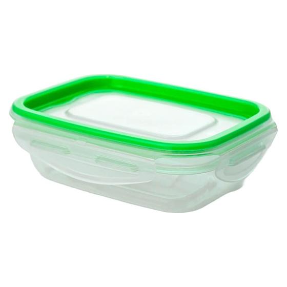 Imagem de Pote Hermético de Plástico com Travas Retangular 350ml - Tritec