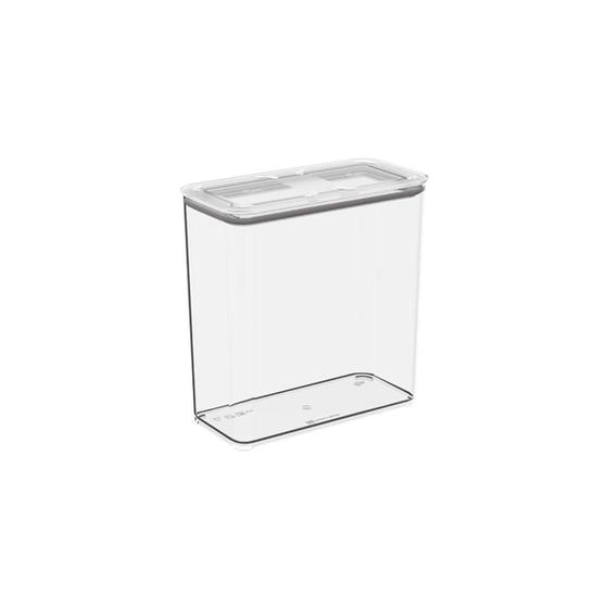 Imagem de Pote Hermético Modo Capacidade 2,7L Retangular Cor Cristal