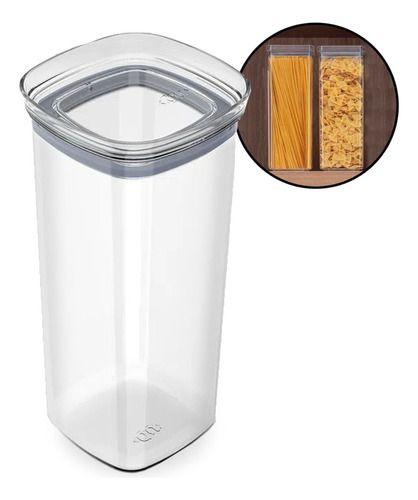 Imagem de Pote Hermético Porta Mantimentos Retangular Vedado 1,5l Ou