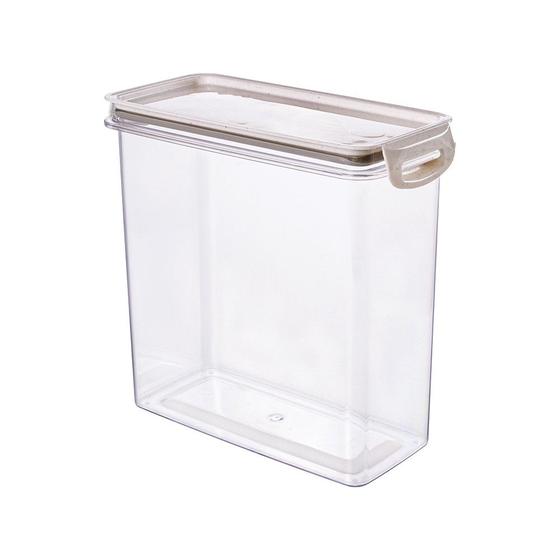 Imagem de Pote Hermético Retangular Organizador Mantimento 3 Litros Plasútil