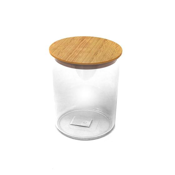 Imagem de Pote Hermético Vedação Recipiente Multiuso Porta Mantimentos Condimentos Alimentos Utensilio Cozinha Armazenar Organizador 13cm