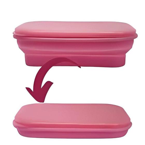 Imagem de Pote marmita retrátil freezer microondas 600ml
