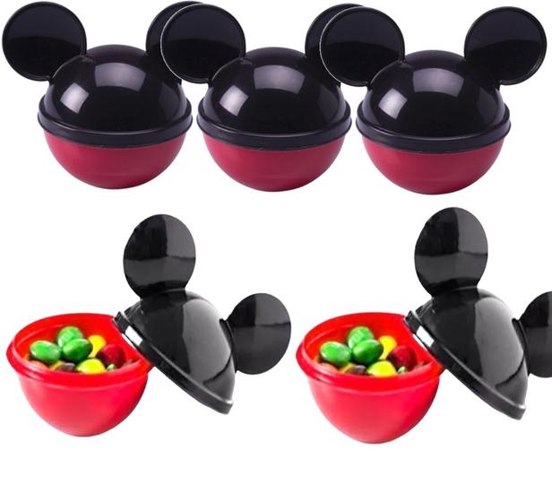 Imagem de Pote Mickey Decoração Mesa Festa Aniversario Kit 5 und