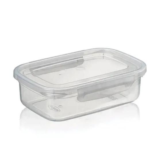 Imagem de Pote Microondas Pequeno Com Travas 270ML Transparente