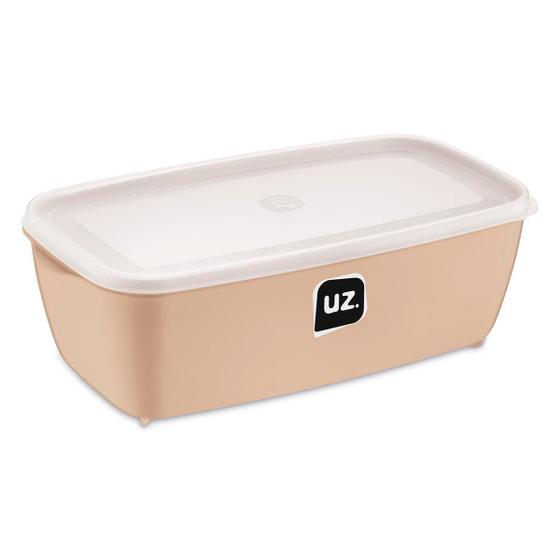 Imagem de Pote Multiuso Retangular UZ 3L Cappuccino UZ226-CAP