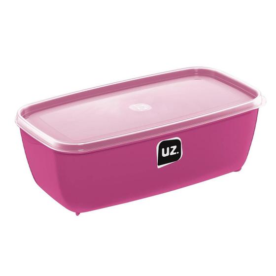Imagem de Pote Multiuso Retangular UZ 3L Magenta UZ226-MAG