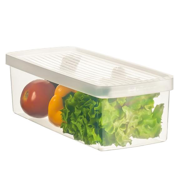 Imagem de Pote organizador de alimentos/frutas/verduras/legumes de plástico