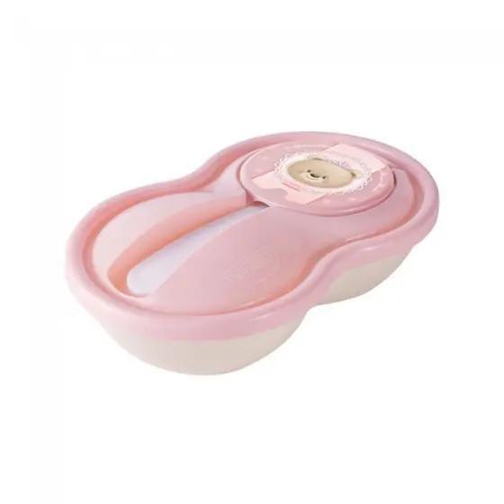Imagem de Pote Papinha Com Colher E Tampa Ursa 320ml Plasútil