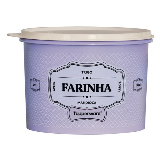 Imagem de Pote para alimentos Tupper Caixa Farinha Tupperware Essences 1,8Kg