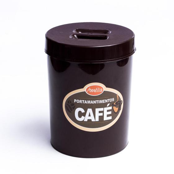 Pote para guardar cafe redondo plastico - MELIDA - Pote - Magazine Luiza