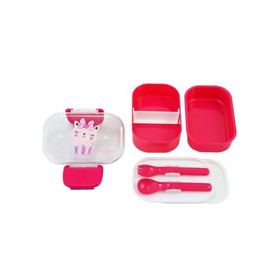 Imagem de Pote para Lanche de 2 Andares Infantil 400ml Pimpolhos Jacki Design - AGD23872