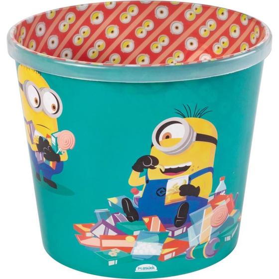 Imagem de Pote Plastico Balde para Pipoca Minions 2,1L