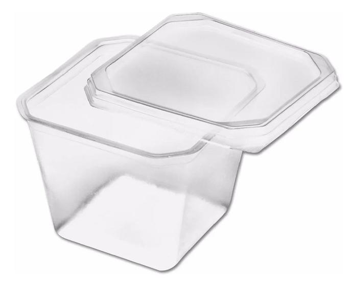 Imagem de Pote Plástico Resistente Microondas 250ml Prafesta Kit 60un