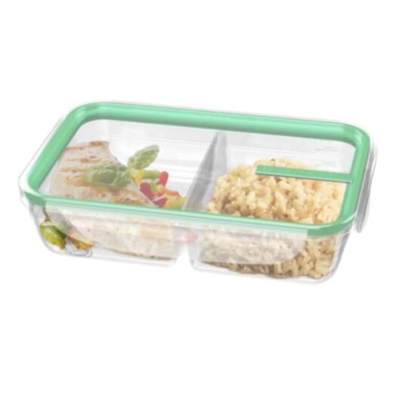 Imagem de Pote Plástico Sanremo Freshy 730ml Com Divisória e Trava