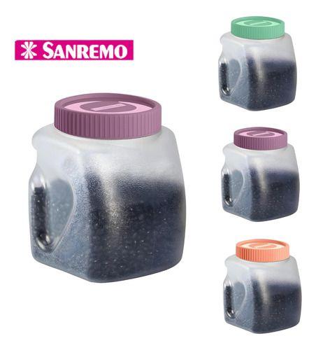 Imagem de Pote Porta Café Mantimentos Com Tampa Plástico 2,2 Lts