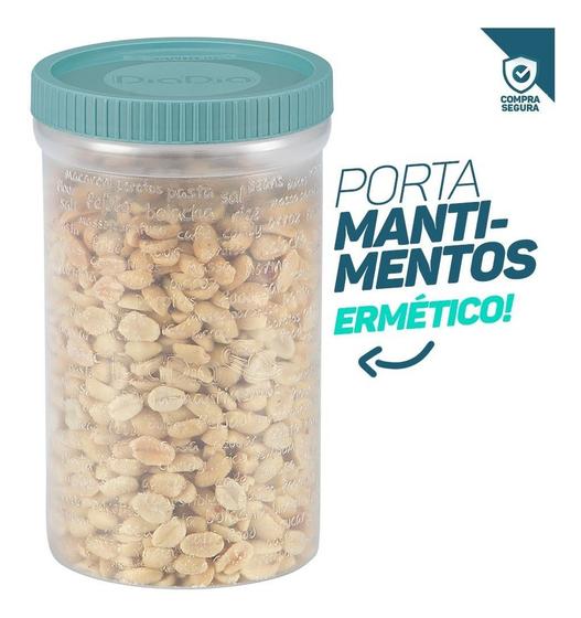 Imagem de Pote Porta Mantimentos Ermético Plástico Sanremo 1 Litro