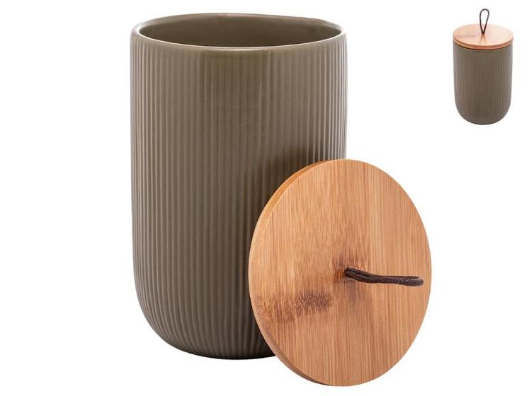 Pote Potiche Decorativo Multiuso Porta Mantimento Hermético Em Cerâmica Vedação De Silicone Armazenamento Organização Armário Prateleira é boa?
