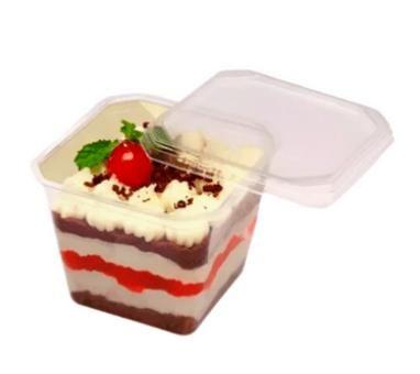 Imagem de Pote Quadrado 350ml com 20 Unidades Prafesta