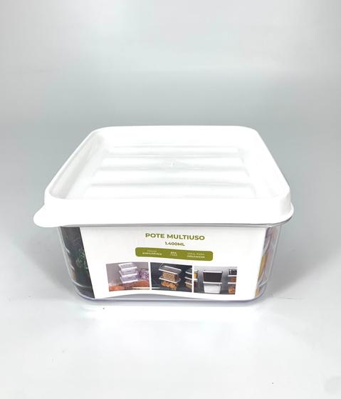 Imagem de Pote Quadrado Multiuso Chef Pro - 1.400ml