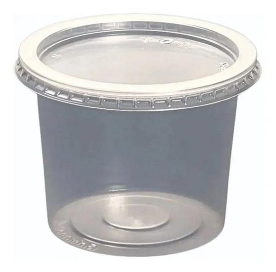 Imagem de Pote redondo com tampa 350ml com 25 unidades g310 galvanotek