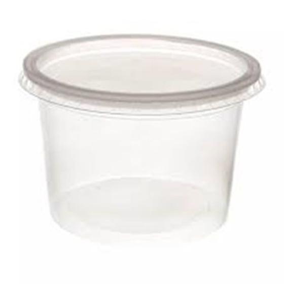 Imagem de Pote Redondo Com Tampa 500ml Pacote Com 24 Prafesta