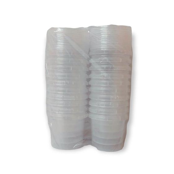 Imagem de Pote Redondo Transparente 220ml Tampa com Lacre c/20 un