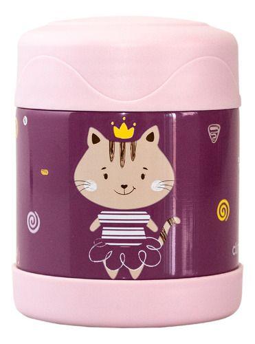 Imagem de Pote Térmico Infantil Bebe Aço Inox Dupla Camada 330 Ml