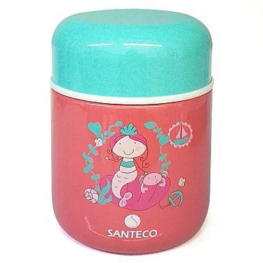 Imagem de Pote Térmico Infantil Multiuso 280 ml Aço Inox Rosa SANTECO