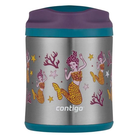 Imagem de Pote Térmico Inox Kids Sereia 295ml - Contigo