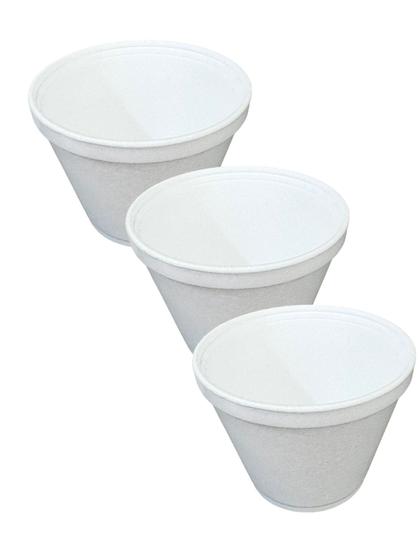 Imagem de Pote Térmico Isopor p/ bebidas sopas caldos 360ml -kit 250un