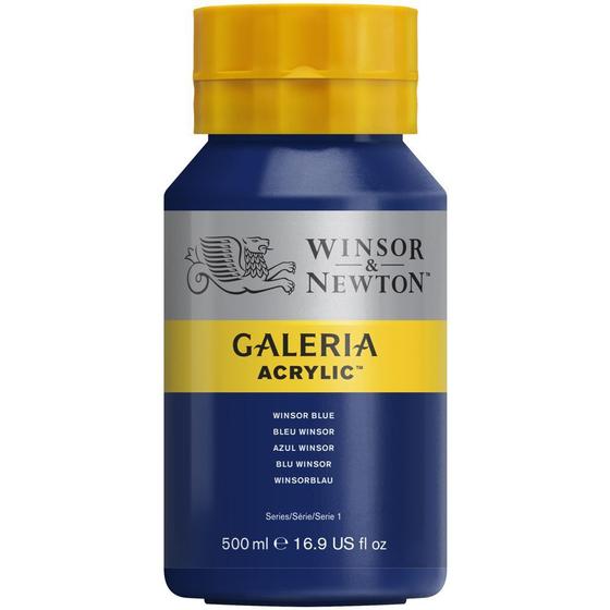 Imagem de Pote Tinta Acrílica Galeria 500ml Winsor Blue 706