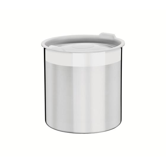Imagem de Pote Tramontina Cucina em Aço Inox para Mantimentos com Tampa Plástica 14 cm 2,3 L
