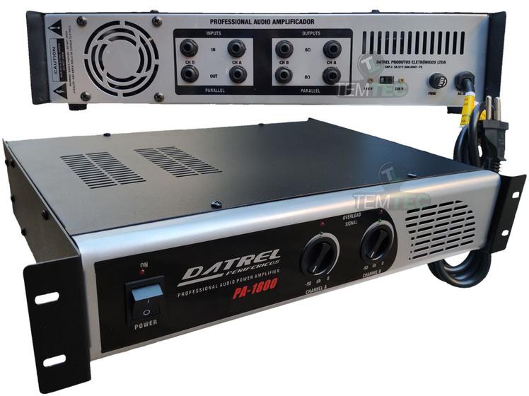 Imagem de Potencia amplificador 300w 4 ohms caixa de som profissional