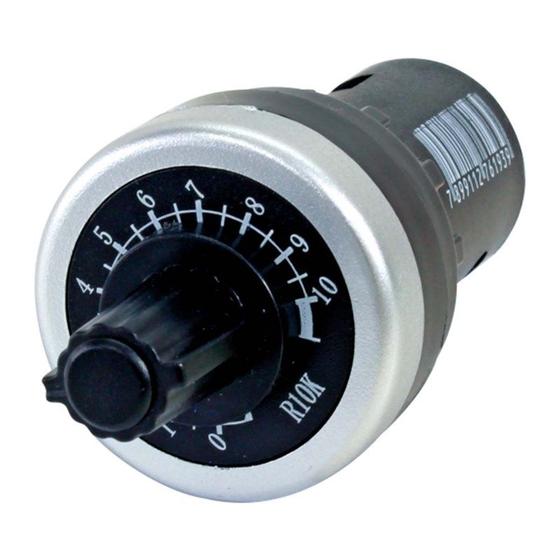 Imagem de Potenciômetro 22mm 10k ohms PR20-10K Metaltex