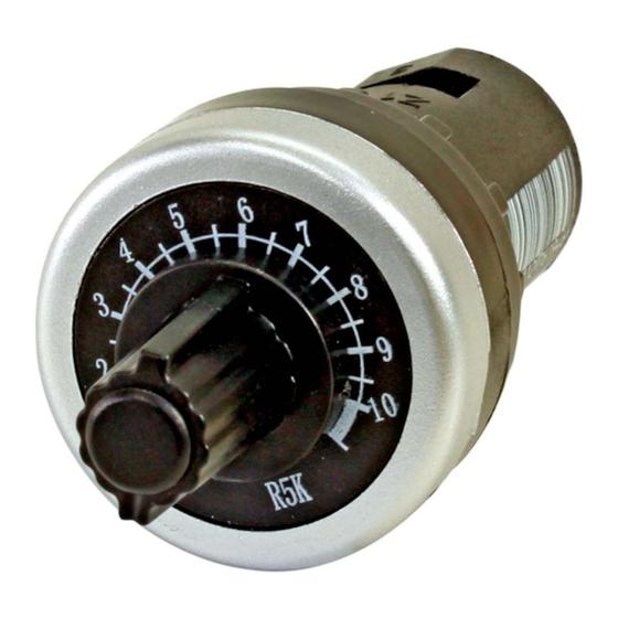 Imagem de Potenciômetro 22mm 5k ohms PR20-05K Metaltex