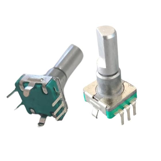 10 Pezzi Encoder Rotativo EC11 360° Con Interruttore - Potenziometro Digitale 5 Pin Per Elettronica - Foto 3