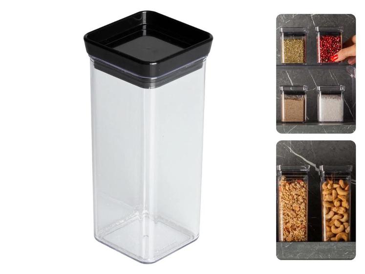 Imagem de Potes Hermético Quadrado Empilhável Multiuso Lumini 340ml