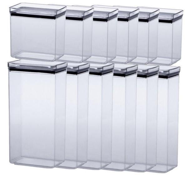 Imagem de Potes Hermeticos Lumini 12 Peças -2600Ml,1300Ml-Cod:Kit0031
