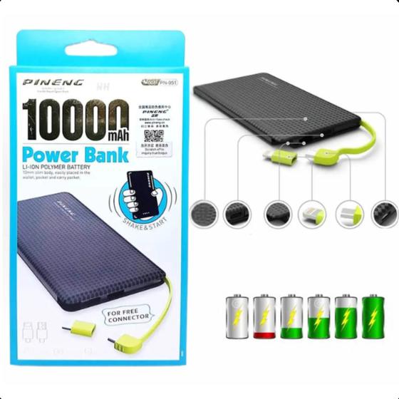 Imagem de Power Bank 10.000mAh Carregador Portátil Para Todos