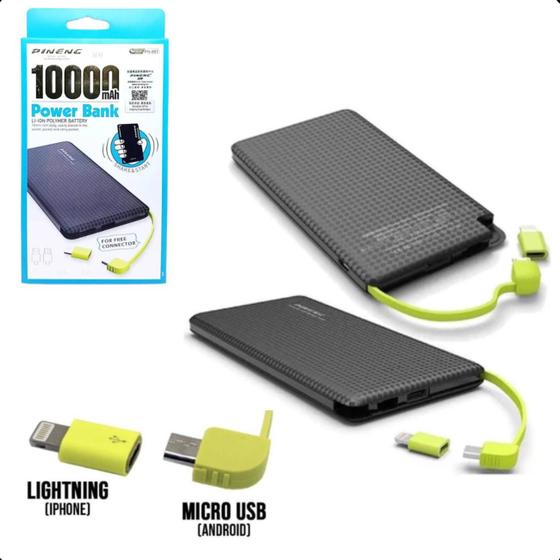 Imagem de Power Bank 10.000mAh Para Celular Rápido