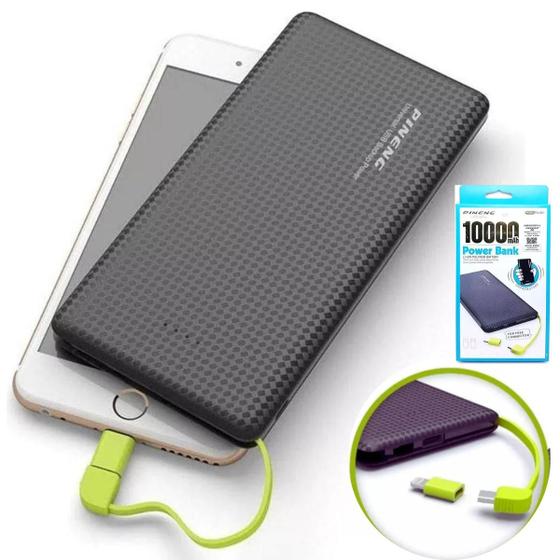 Imagem de Power Bank 10.000mAh Turbo Compatível com Android e IOS