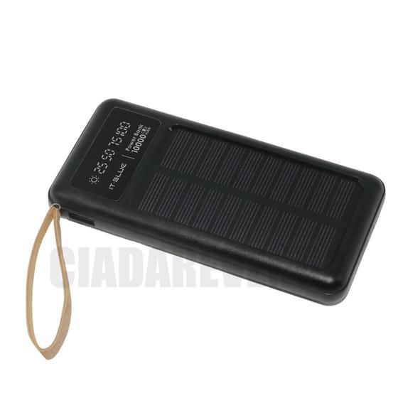 Imagem de Power Bank 10000mah Carregador Sem Fio Portátil Carga Rápida Eneregia Solar