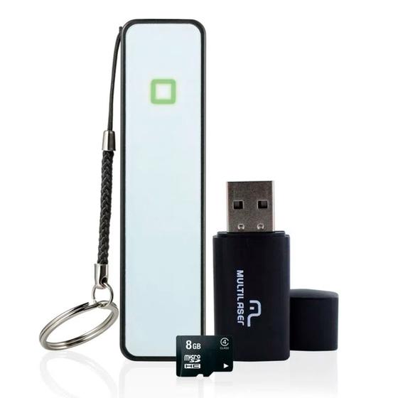 Imagem de Power Bank 2600mah Multilaser + Leitor De Cartão e Pen Drive